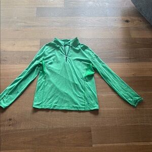 Lululemon Athletica Green Zip-Up Pullover